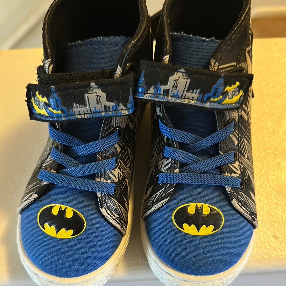Blue Batman High-Top Sneakers
